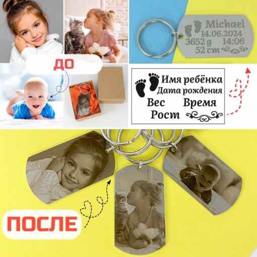 Фото Брелок с метрикой