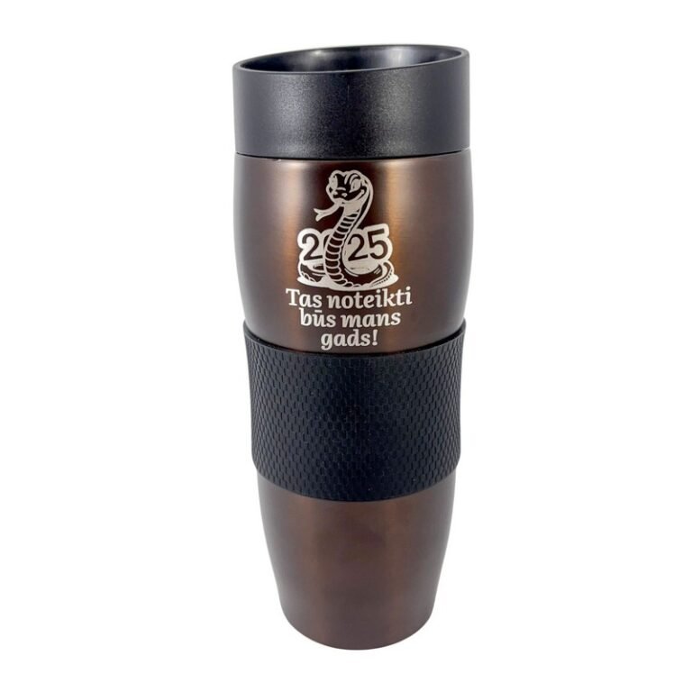 Termokrūze 375 ml "Mans gads" Brown Termokrūze 375 ml "Mans gads" Brown