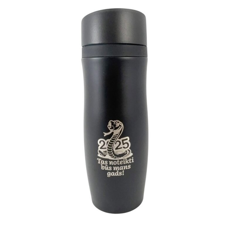 Termokrūze 375 ml "Mans gads" Black Termokrūze 375 ml "Mans gads" Black